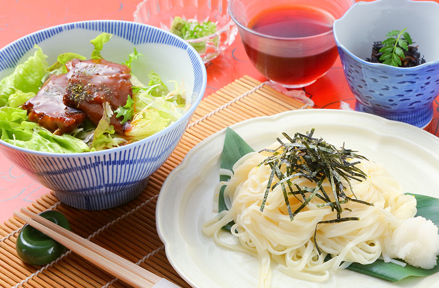 稲庭うどん定食（冷）